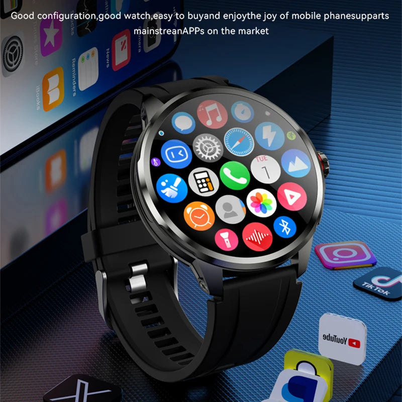 Montre BAOAIQI AMOLED 1,95″ 2100 mAh – CLEVI Paris