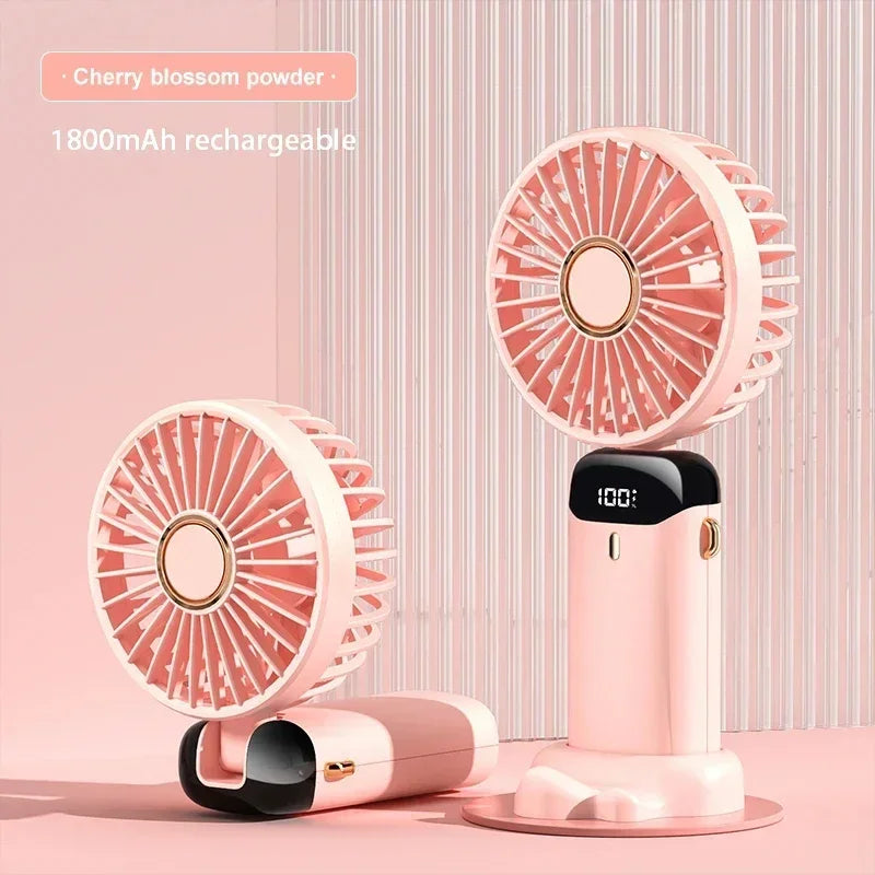 Ventilateur portable 5 vitesses – CLEVI Paris
