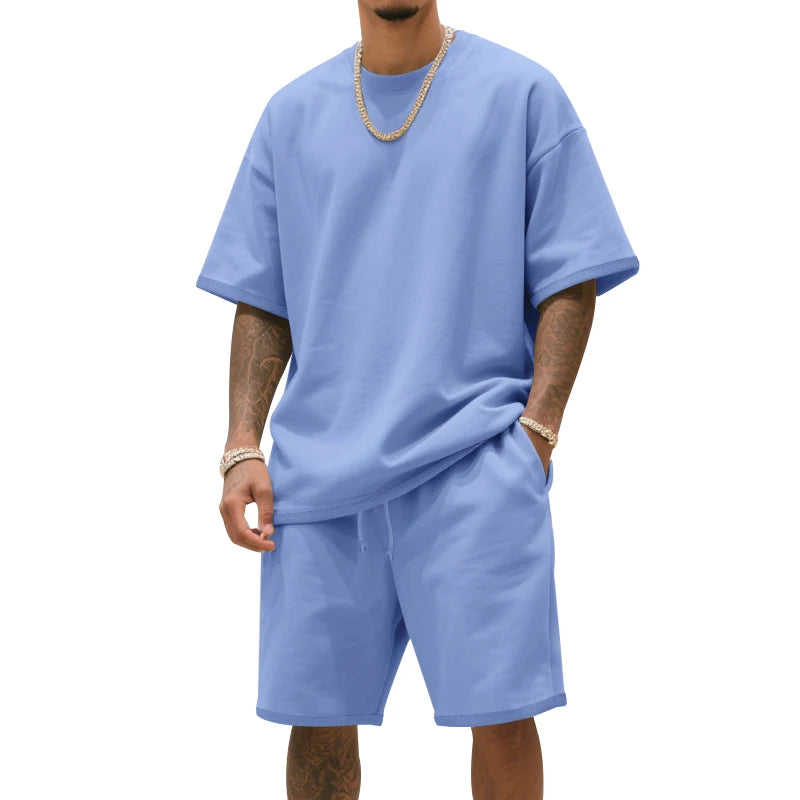 Ensemble homme t-shirt ample et short – CLEVI Paris