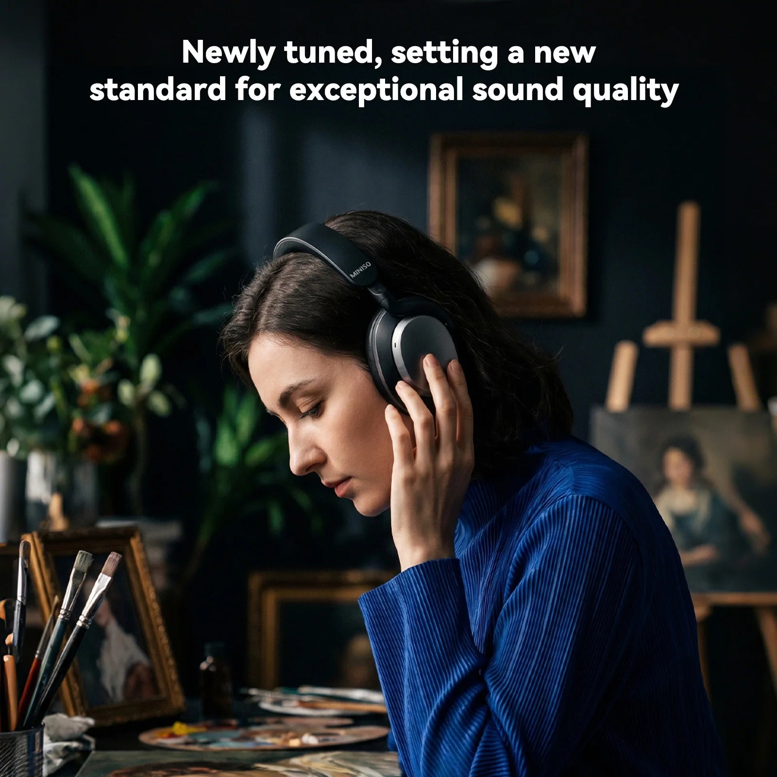 Casque Bluetooth MINISO MG210 ANC HiFi 24h Ultra-Léger – CLEVI Paris
