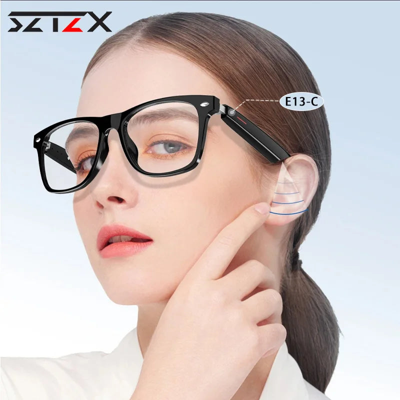Lunettes Prescription Anti-Lumière Bleue SZTZX E13 Verres CR-39 Monture Carrée – CLEVI Paris