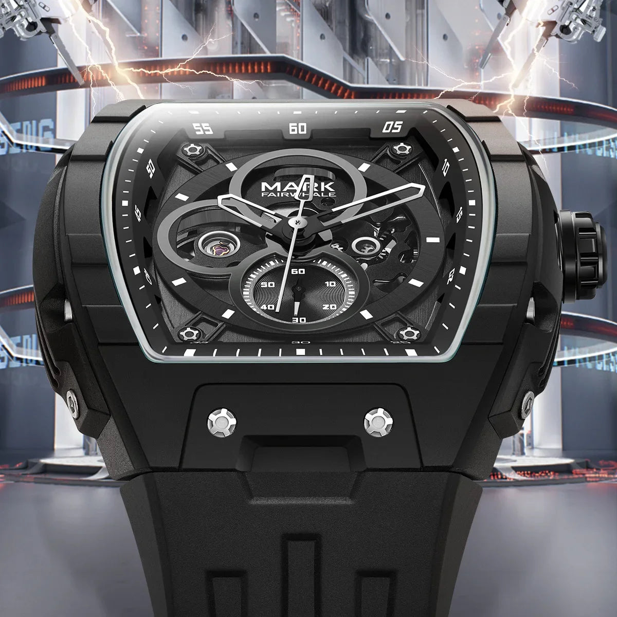 Montre Mécanique Squelette Tonneau Mark Fairwhale – CLEVI Paris