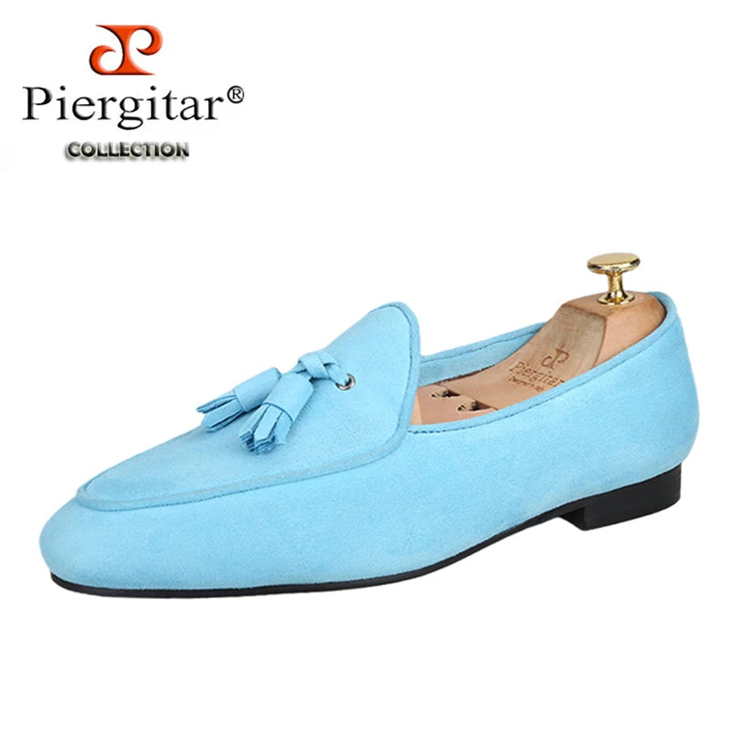 Mocassins Homme Daim à Pompons – CLEVI Paris
