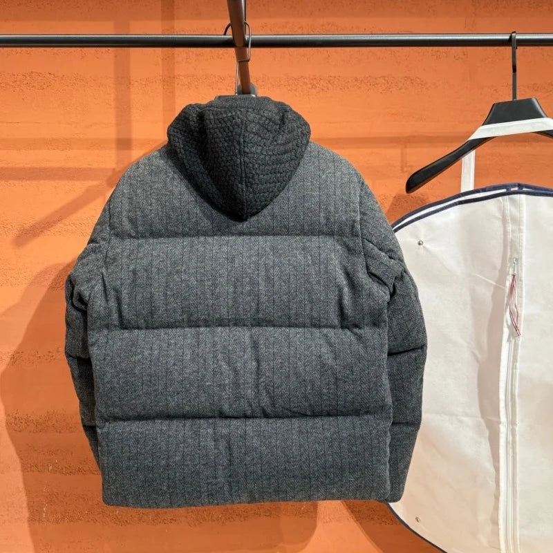Veste homme épaisse zippée automne-hiver – CLEVI Paris