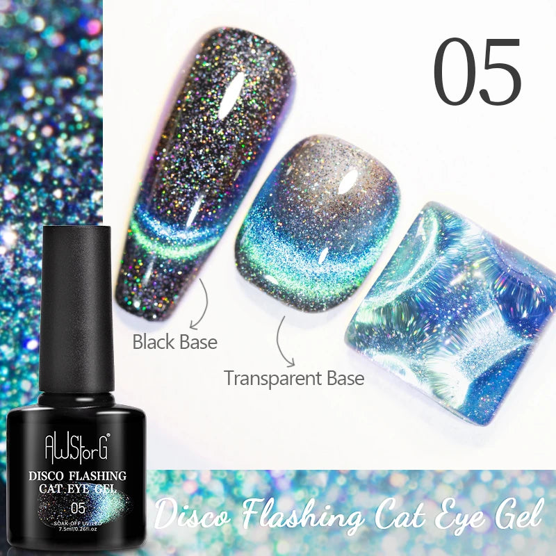 Vernis Gel UV Cat Eye AWStorG 7,5ml Semi-Permanent – CLEVI Paris
