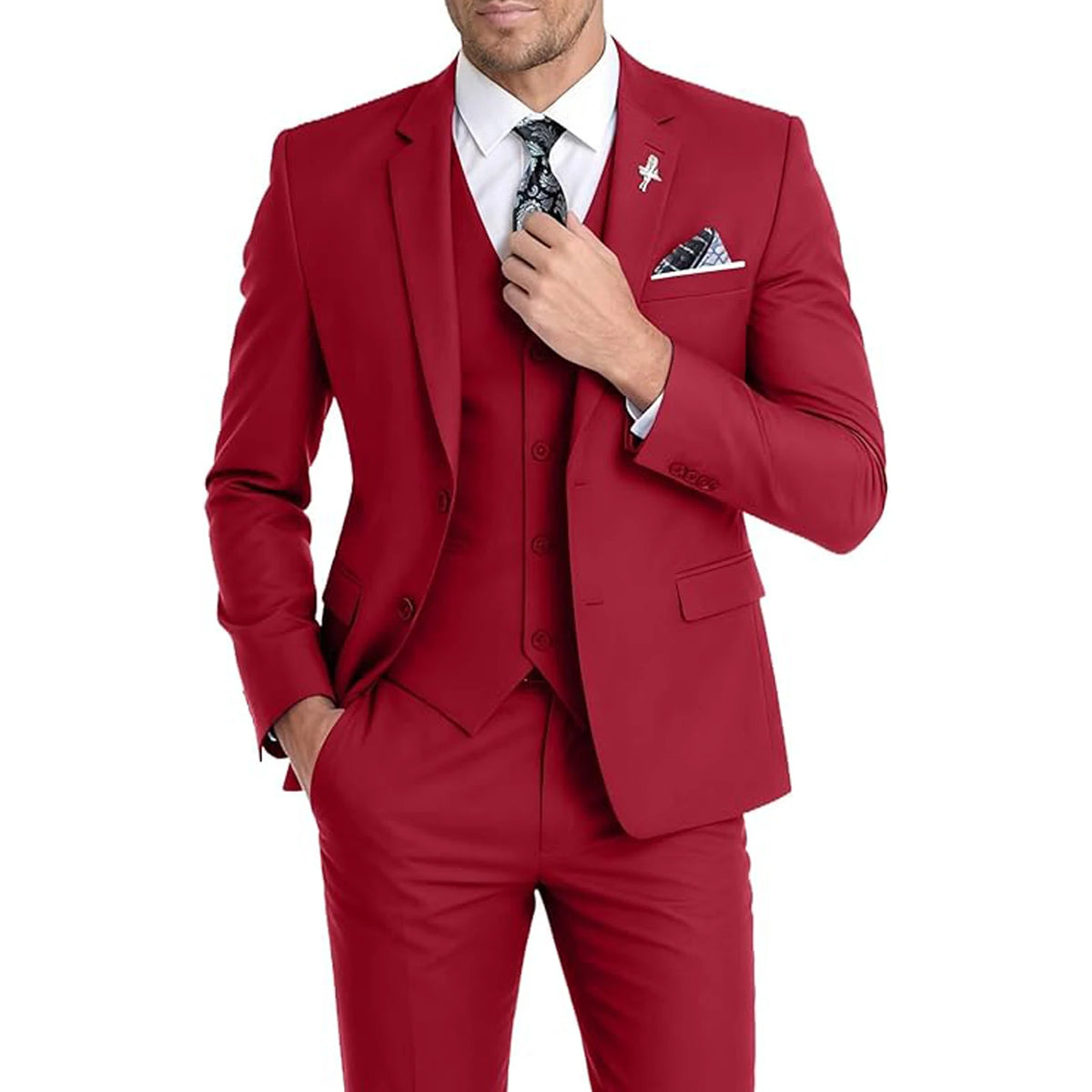 Costume 3 pièces homme slim – CLEVI Paris