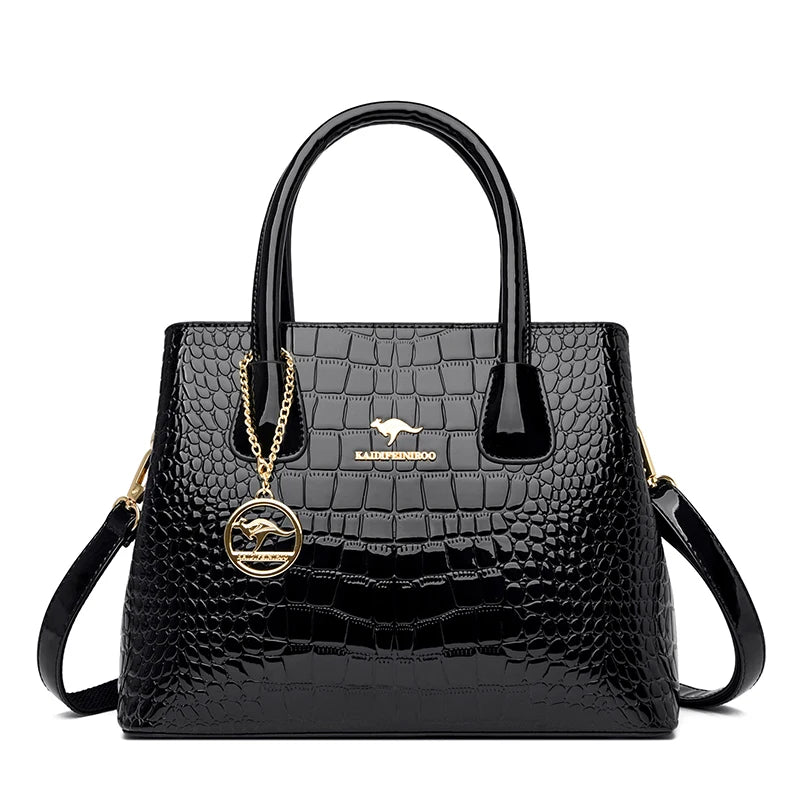 Sac bandoulière femme verni Lanyibaige – CLEVI Paris