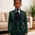 Costume garçon à col montant double boutonnage – CLEVI Paris