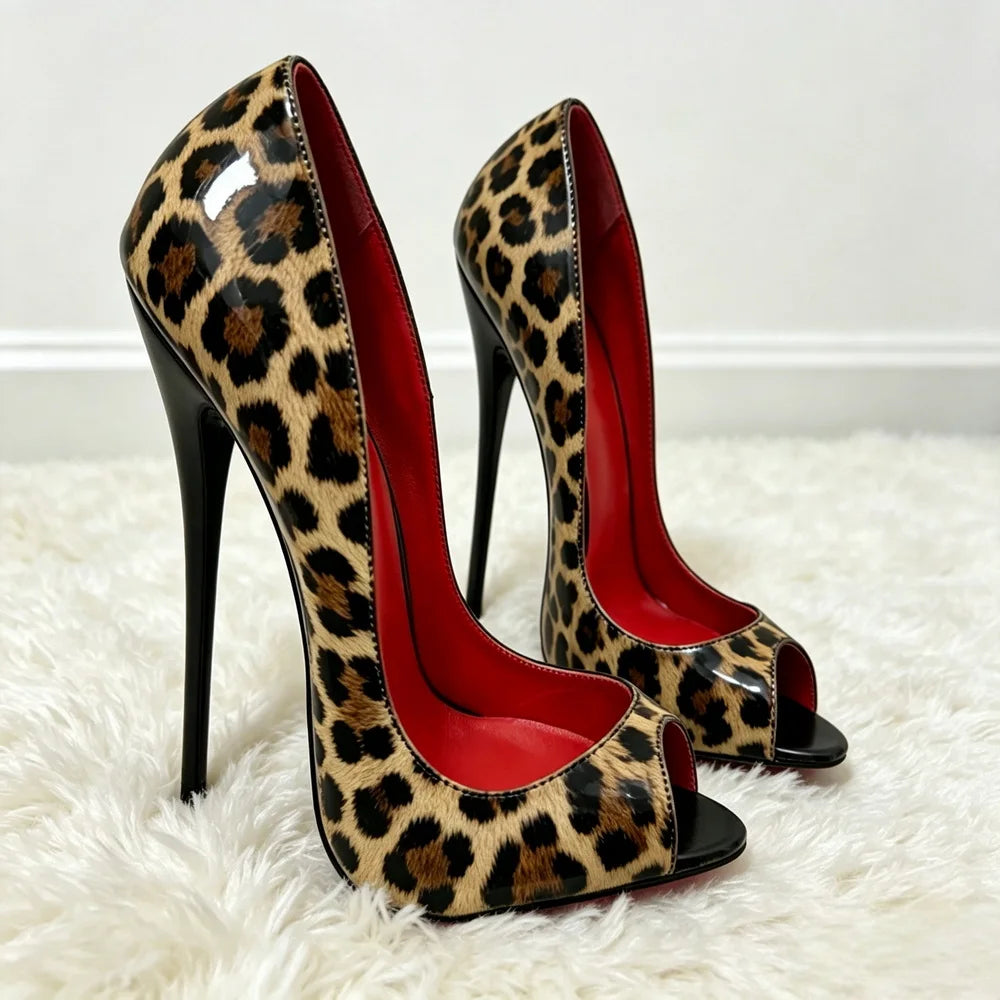 Escarpins à bout ouvert et talons hauts – CLEVI Paris