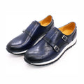 Chaussures Cuir Homme Faites Main | Double Boutonnage Bout Rond Mariage