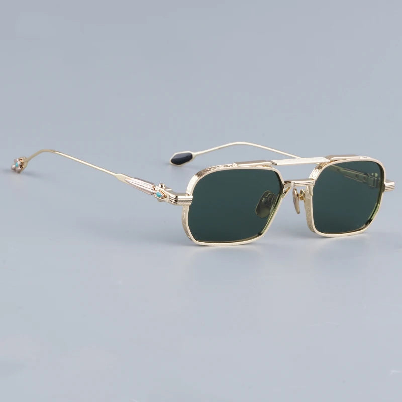 Lunettes de Soleil Carrées Façon Main Deaver UV400 Unisexe – CLEVI Paris