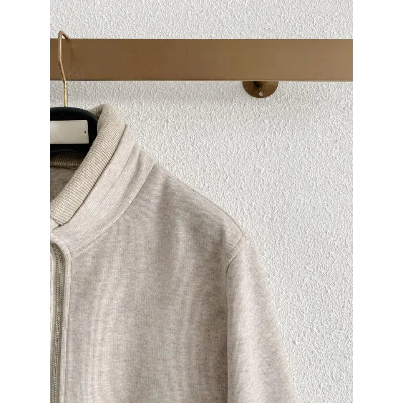 Veste homme d’hiver zippée à double col – CLEVI Paris