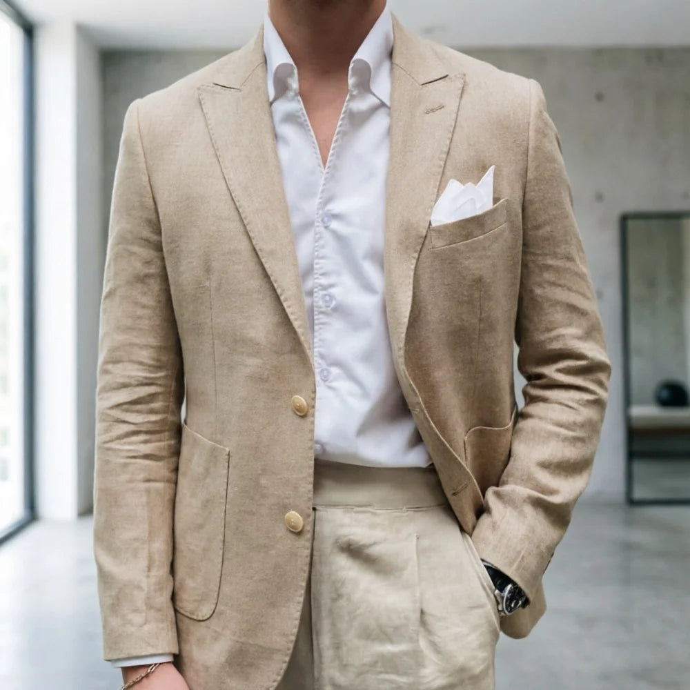 Veste Homme en Lin – CLEVI Paris