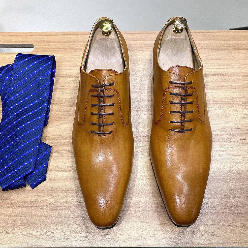 Chaussures Oxford homme en cuir véritable – CLEVI Paris