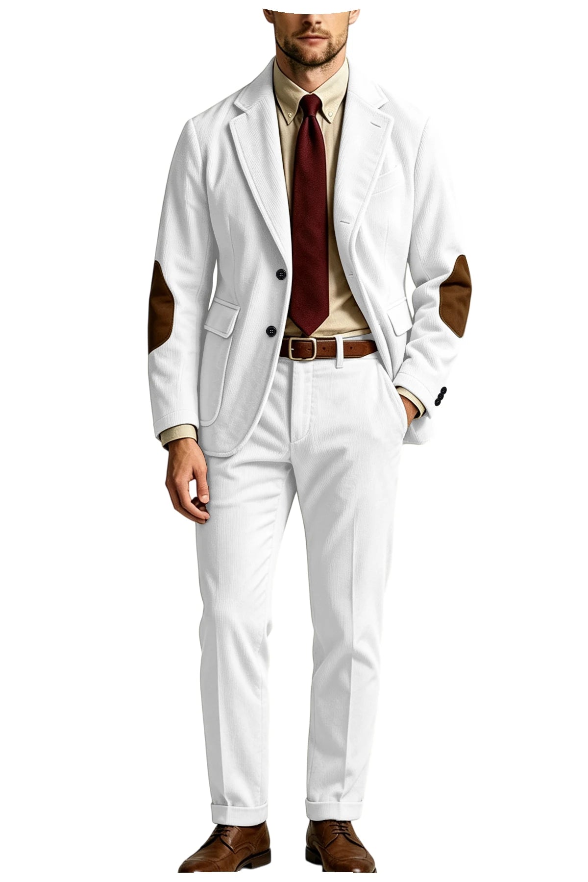 Costume homme 2 pièces en velours côtelé – CLEVI Paris