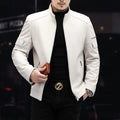 Blouson homme en cuir de mouton zippé – CLEVI Paris