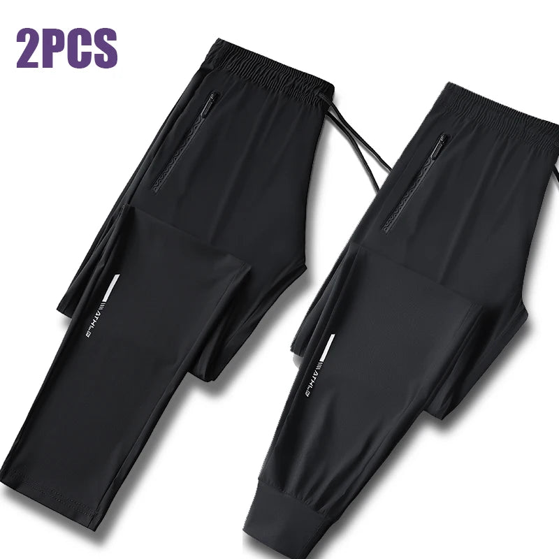 Pantalon sport homme en nylon et élasthanne – CLEVI Paris