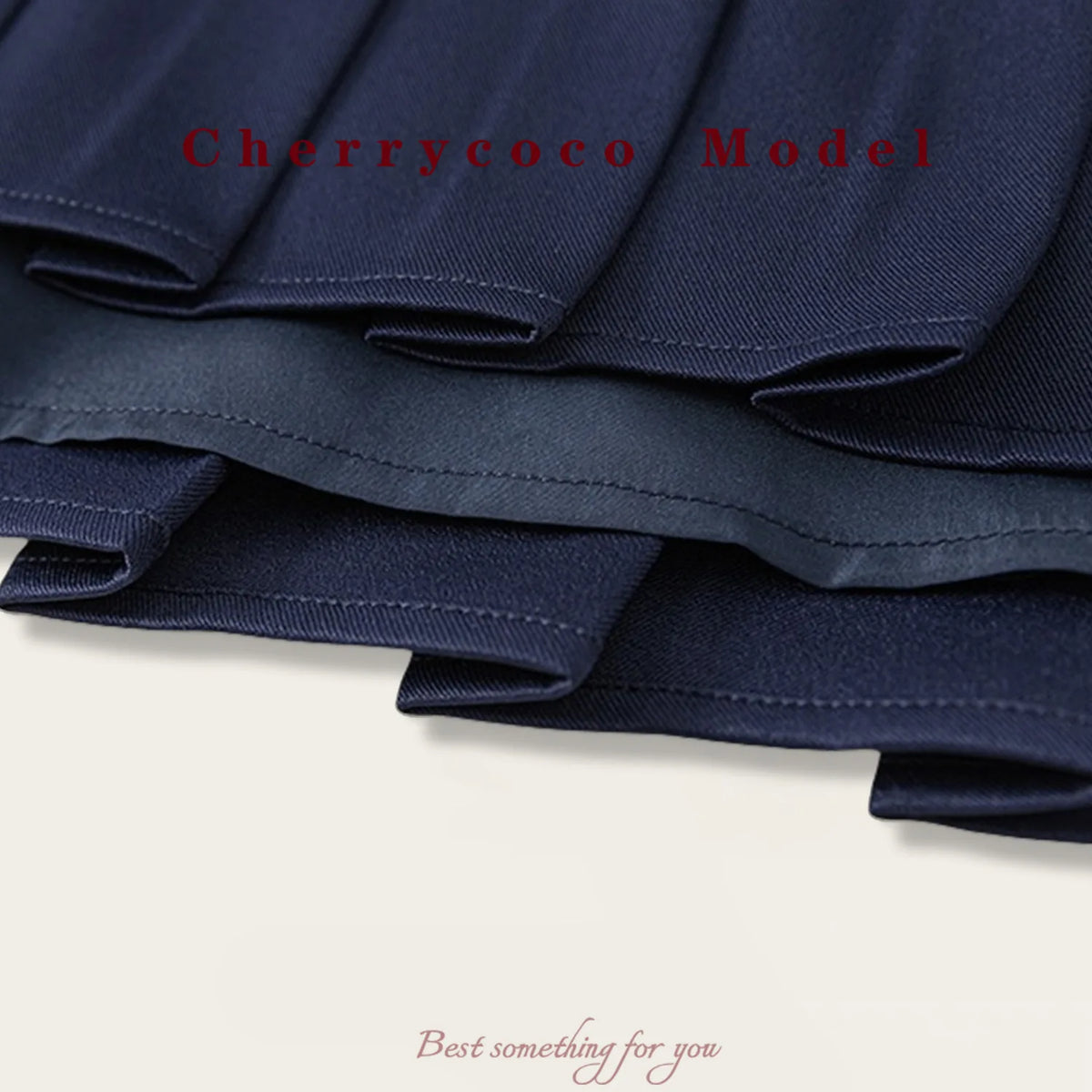 Robe fille bleu foncé à col Claudine – CLEVI Paris
