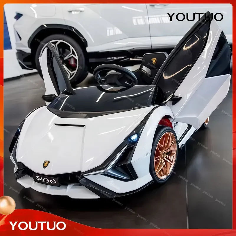 Voiture électrique enfant double moteur – CLEVI Paris