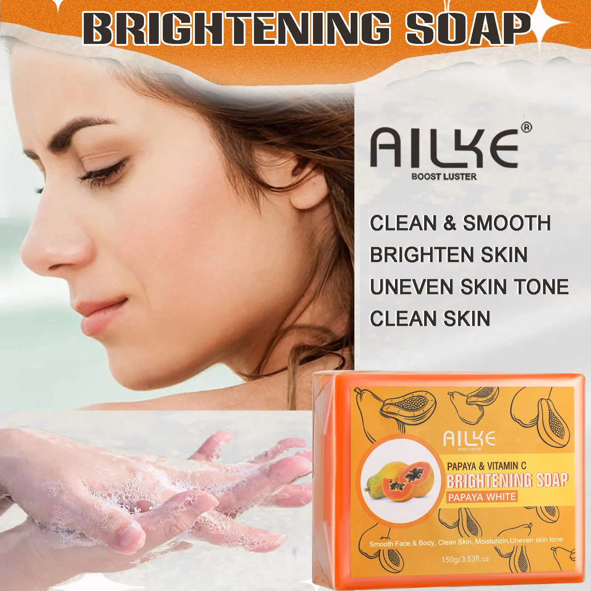 Gamme Éclaircissante Collagène AILKE – Anti-Taches, Teint Uniforme & Hydratante – CLEVI Paris