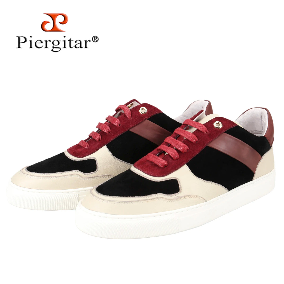 Sneakers Luxe Cuir Veau Daim Patchwork Homme – CLEVI Paris