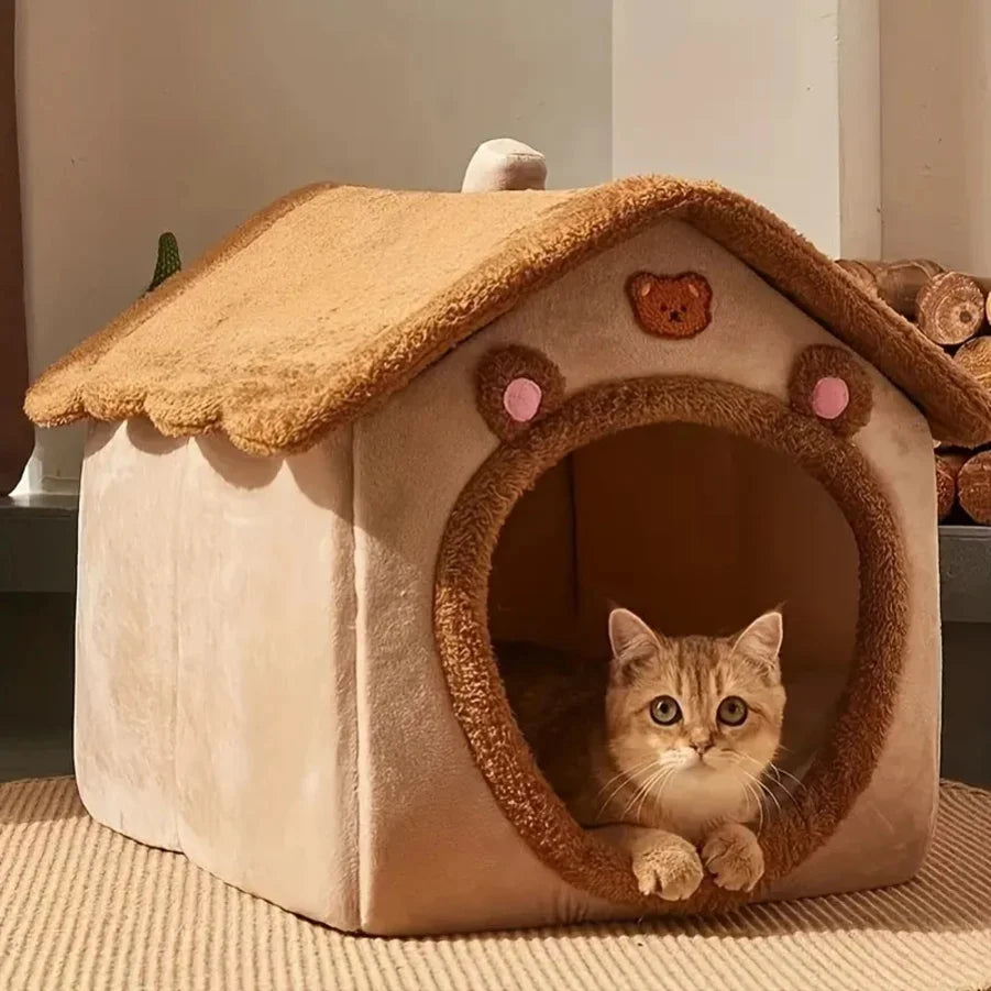 Maison pliable pour chat et petit chien – CLEVI Paris