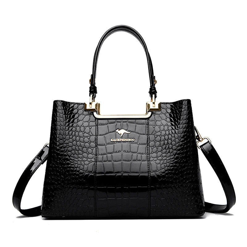 Sac Bandoulière Femme 3 Compartiments Grande Capacité – CLEVI Paris