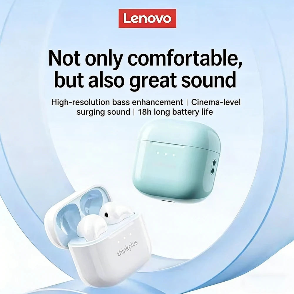 Écouteurs TWS Lenovo LP40 Pro Bluetooth 5.1 IPX5 25h – CLEVI Paris