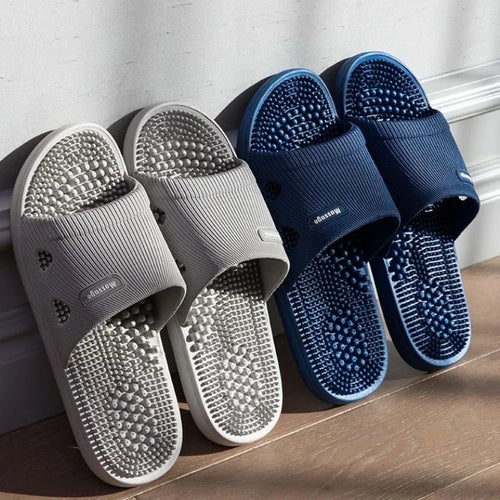 Chaussons Unisexe Antidérapants – Semelle Souple PVC, Confort Massage & Port Intérieur – CLEVI Paris