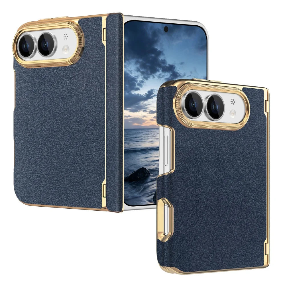 Coque iPhone Duo simili cuir et charnière – CLEVI Paris