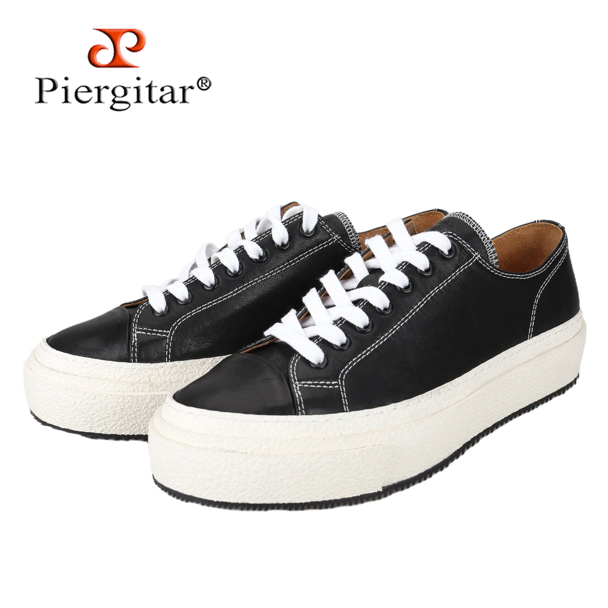 Sneakers Cuir de Veau Goodyear Semelle Rehaussante Homme – CLEVI Paris