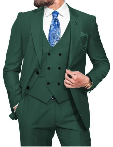 Costume 3 pièces homme coupe ajustée – CLEVI Paris