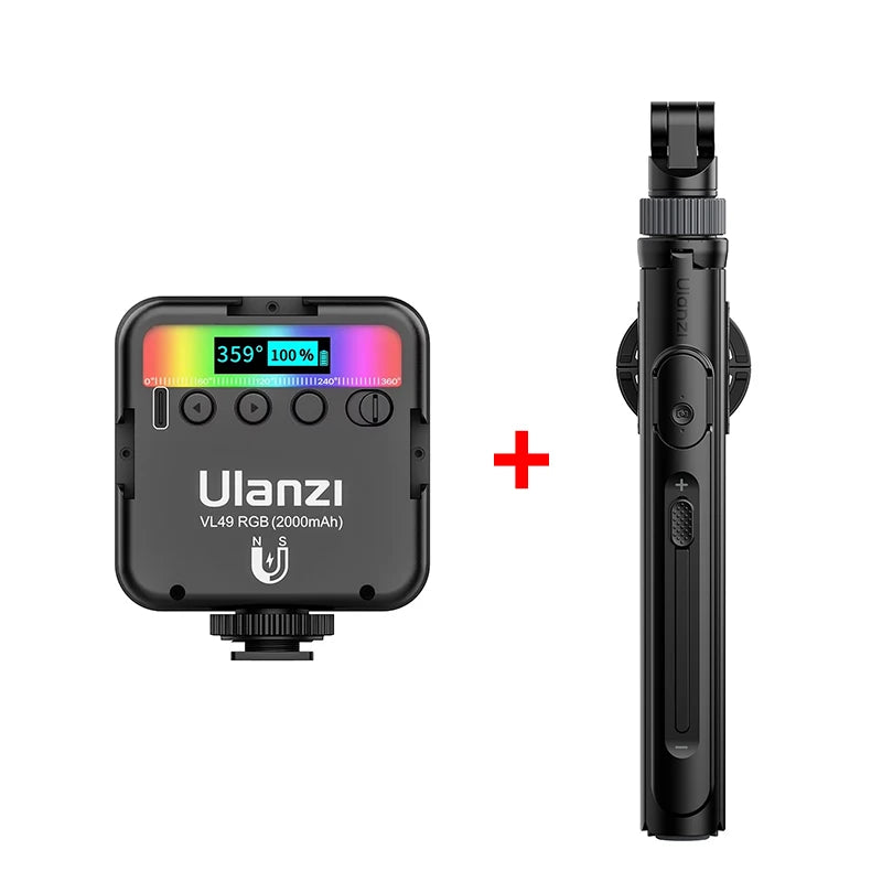 Mini lampe LED Ulanzi VL49, versions et kits – CLEVI Paris