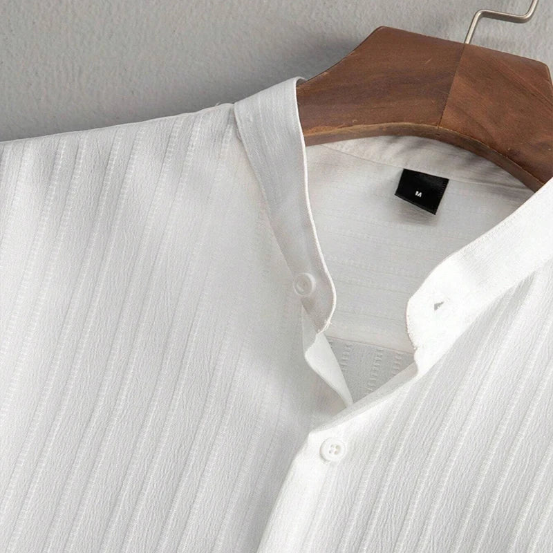 Ensemble homme col montant et bas à cordon – CLEVI Paris