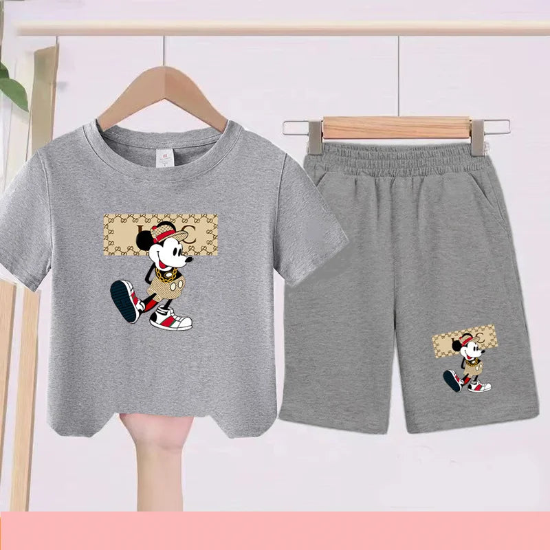 Ensemble enfant décontracté haut et short – CLEVI Paris