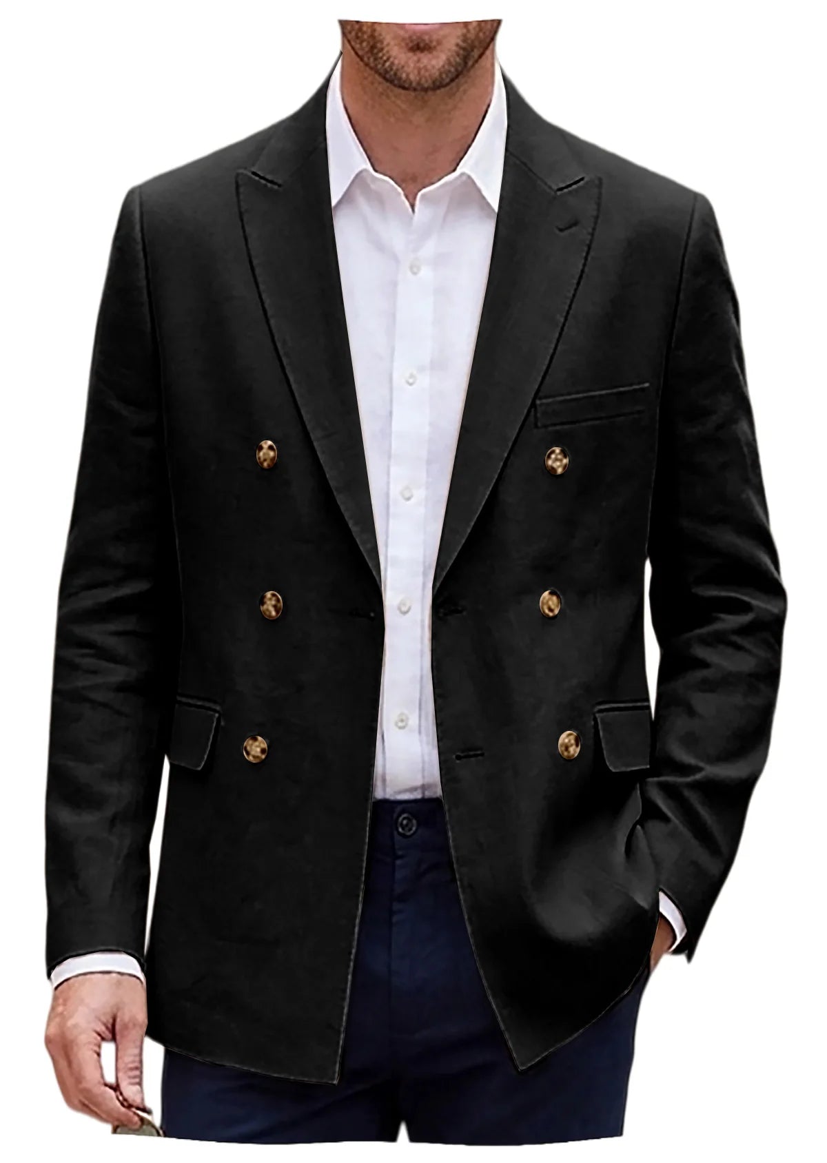 Blazer lin homme coupe slim – CLEVI Paris
