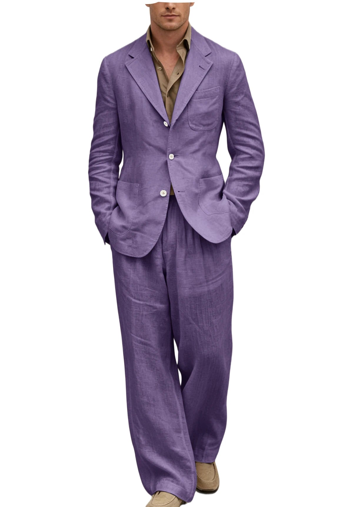 Costume Homme 2 Pièces en Lin – CLEVI Paris