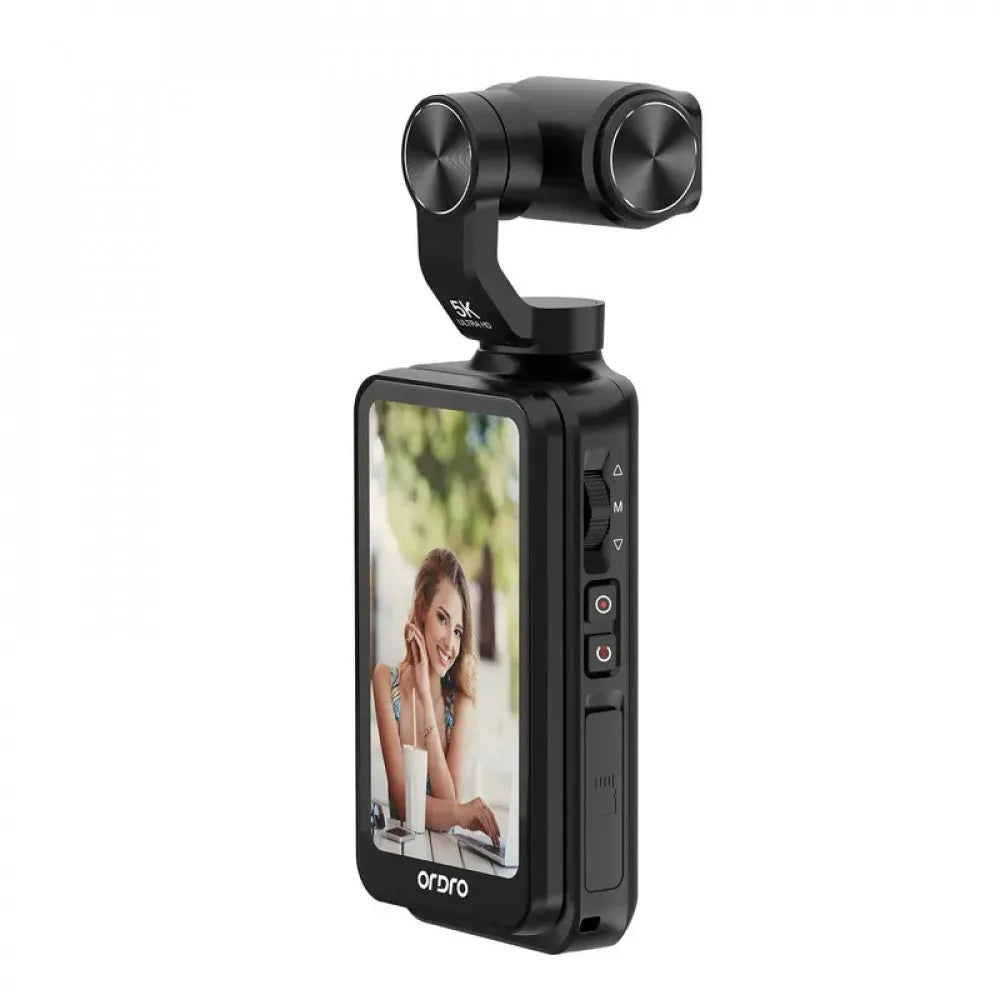 Caméra Action Pocket 4K Gimbal 3 Axes Vision Nocturne IR | Stabilisation & Vlog