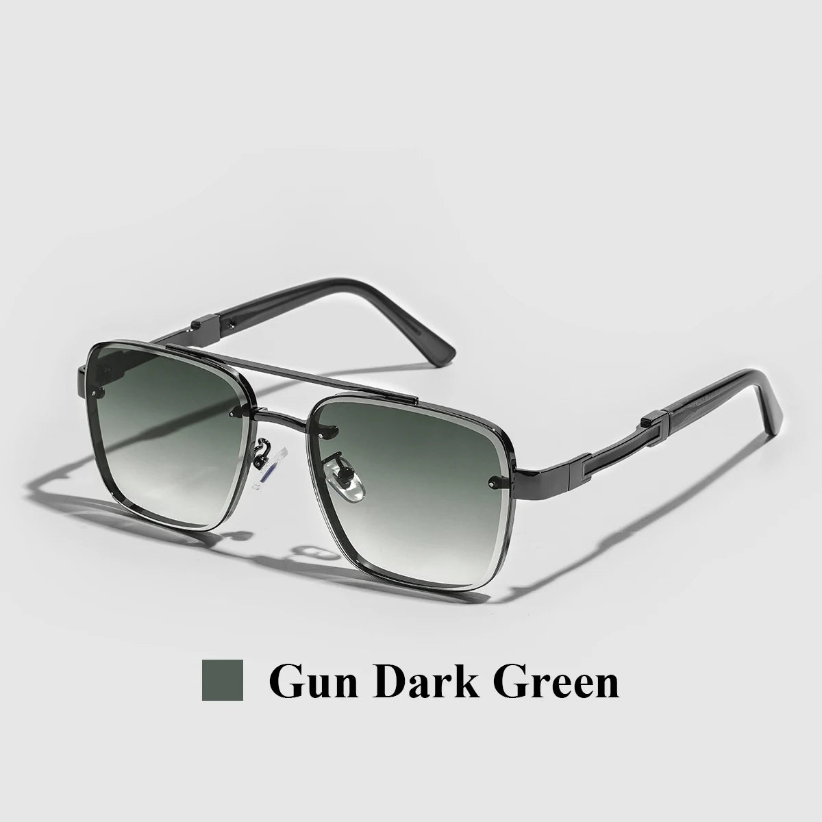 Lunettes de Soleil Carrées Cuivre Dégradé UV400 Luxe Homme – CLEVI Paris