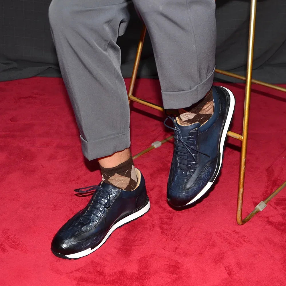 Oxford homme en cuir de vache à lacets – CLEVI Paris