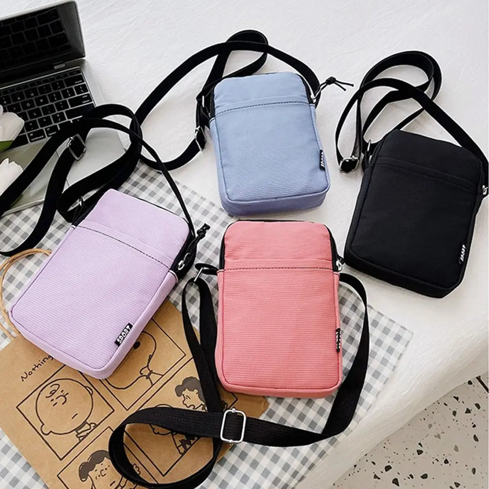 Mini Sac Toile Unisexe Croisé Téléphone 20x13cm Résistant Eau – CLEVI Paris