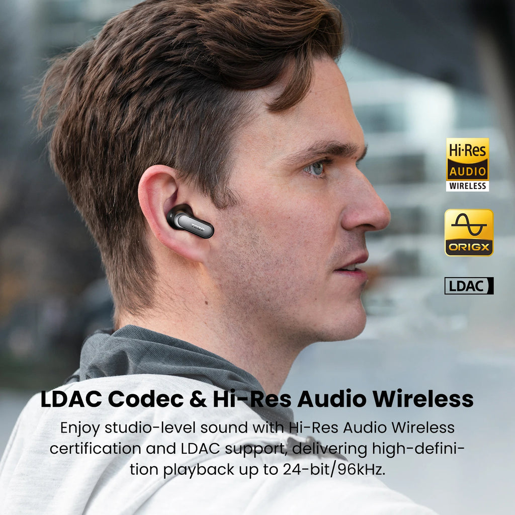 Écouteurs TOZO NC20 Pro Hi-Res LDAC ANC Écran Tactile – CLEVI Paris