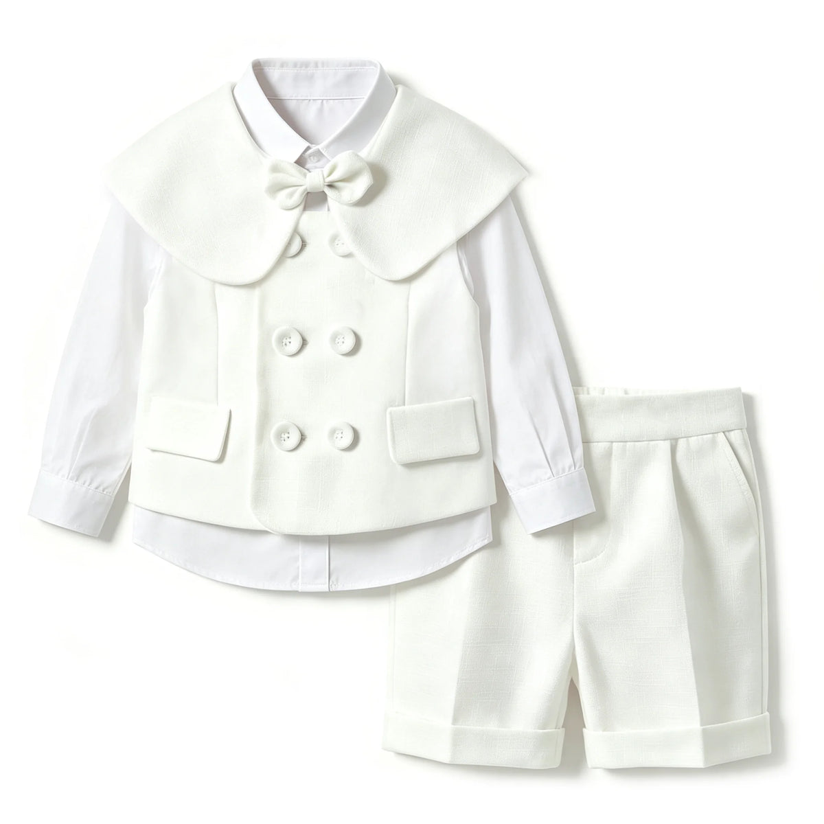 Costume blanc de cérémonie bébé garçon – CLEVI Paris