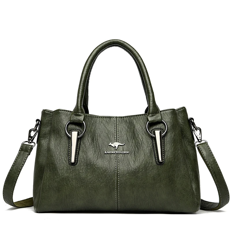 Sac fourre-tout femme en cuir véritable – CLEVI Paris