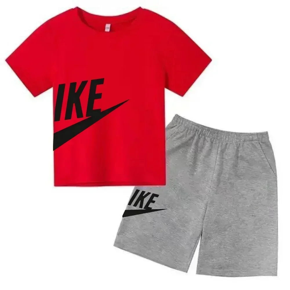 Ensemble enfant T-shirt et short en coton – CLEVI Paris