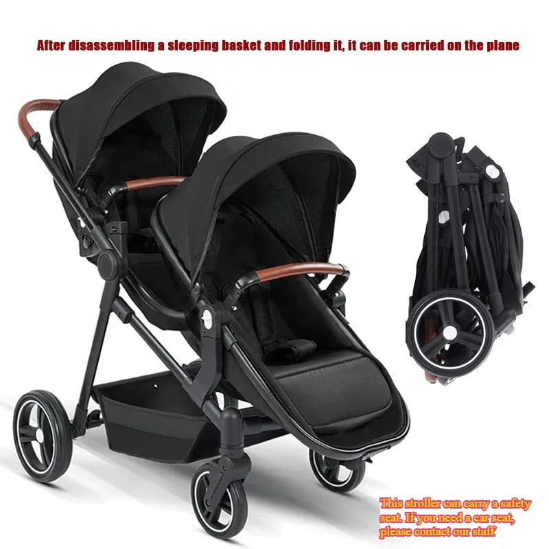 Poussette double pliable S-600 – CLEVI Paris