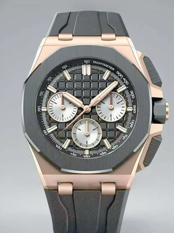 Montre Quartz Homme Sport Chronographe F23R Acier Lumineux Étanche – CLEVI Paris