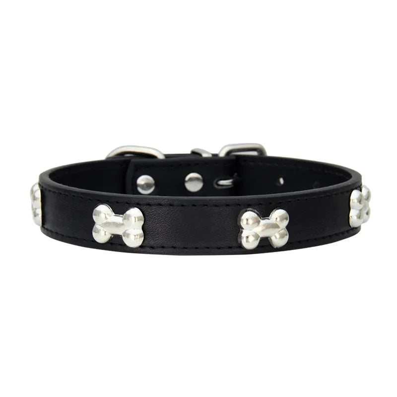 Collier pour chien en cuir multicolore – CLEVI Paris