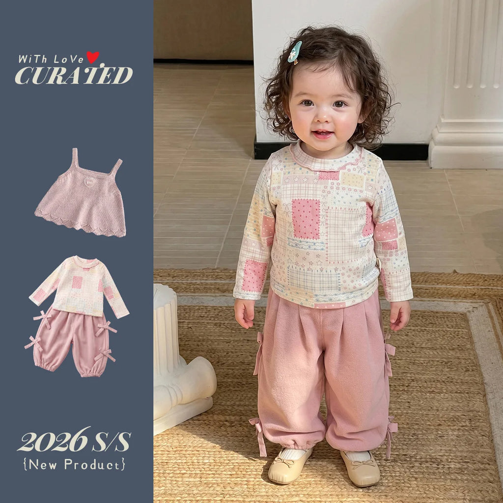 Tenue bébé fille en coton, ensemble ou gilet – CLEVI Paris