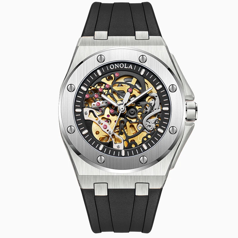 Montre Homme ONOLA ON3834 Automatique Squelette – CLEVI Paris
